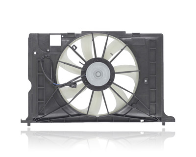Dual Radiator and Condenser Fan Assembly For TO3115156 09-13 Toyota Corolla Matrix 1.8L - Without Cooling Module Shroud