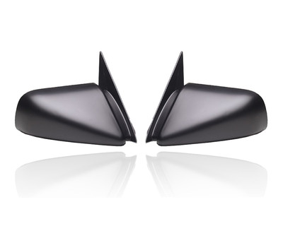 Door Mirror Compatible/Replacement for '90-94 Dodge Shadow/Sundance - Power, Pair, Left Driver + Right Passenger Set, 5252572, 5252573