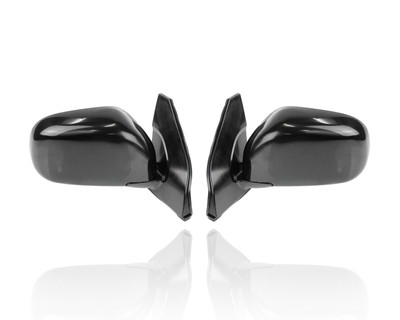 Door Mirror Compatible/Replacement for '99-01 Suzuki Grand Vitara, 01-01 XL7 - Power Unpainted, Pair, Left Driver + Right Passenger Set, 8470166D105PK, 8470266D105PK