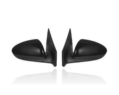 Door Mirror Compatible/Replacement for '20-22 Hyundai Ioniq Hybrid Essential, 18-22 Plug-In - Power, Heated Manual-Folding, Unpainted, Pair, Left Driver + Right Passenger Set, 87620G2360, 87610G2380