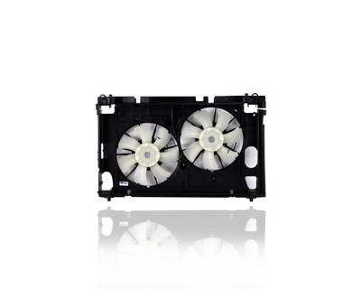 Dual Radiator and Condenser Fan Assembly For TO3115159 10-15 Toyota Prius - With Top Shroud Dual Radiator and Condenser Fan Assembly For TO3115159 10-15 Toyota Prius - With Top Shroud