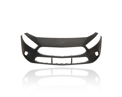 Bumper Cover -  Compatible/Replacement for '19-22 Mercedes-Benz A220 Base - Front Primed Without Sensor/Camera/Side Molding Hole, 17788001009999