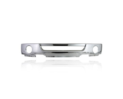 Bumper Face Bar -  Compatible/Replacement for '06-08 Ford F-150, 07-08 Lincoln Mark LT - Front With Fog Lamp Hole, Chrome, 6L3Z17757BA