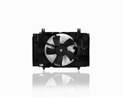 Dual Radiator and Condenser Fan Assembly For NI3115135 07-11 Nissan Versa Sedan 07-12 Hatchback With A/C Only