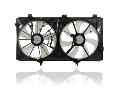 Dual Radiator and Condenser Fan Assembly For LX3115112 07-12 Lexus ES350 Without Towing Package