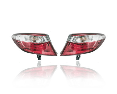 Tail Light Assembly For TO2805121; TO2804121 15-17 Toyota Camry LE/SE/XLE/XLS, 15-17 Camry-Hybrid - Pair Left and Right Both, Outer, NSF