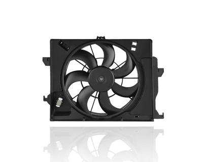Dual Radiator and Condenser Fan Assembly -  Compatible/Replacement for '12-14 Hyundai Accent Sedan/Hatchback 4Cy/1.6L Manual Without Resistor, 253801R000