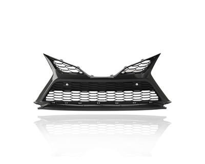 Grille -  Compatible/Replacement for '21-24 Toyota Camry XSE - Front Lower With Sensor Hole, Glossy Black, 5310206650