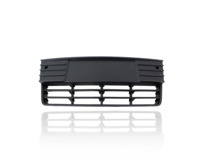 Grille -  Compatible/Replacement for '12-14 Ford Focus Sedan/Hatchback SEL/Titanium - Front Lower Glossy Black With Sensor Hole, CP9Z17K945JA