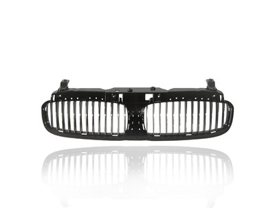 Grille -  Compatible/Replacement for '02-05 BMW 745i/745li - Upper, Black Frame Insert, 51137037727