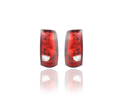 Tail Light Assembly For 03-04 Chevrolet Silverado (Fleetside) 1500/2500 Only - Both Pair, Left Driver Right Passenger Hand - 19169003, 19169002 Tail Light Assembly For 03-04 Chevrolet Silverado (Fleetside) 1500/2500 Only - Both Pair, Left Driver Right Passenger Hand - 19169003, 19169002