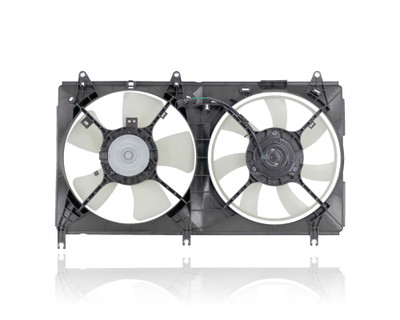 Dual Radiator and Condenser Fan Assembly For MI3115135 04-08 Mitsubishi Galant 2.4 Liter Dual Radiator and Condenser Fan Assembly For MI3115135 04-08 Mitsubishi Galant 2.4 Liter