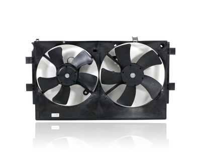 Dual Radiator and Condenser Fan Assembly For MI3115139 08-17 Mitsubishi Lancer, 09-17 Sportback Without Turbo Dual Radiator and Condenser Fan Assembly For MI3115139 08-17 Mitsubishi Lancer, 09-17 Sportback Without Turbo