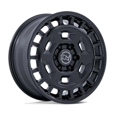 Rover - 17in, Monoblock Forged, Matte Black W/ Gloss Black Lip, 17X8, 6X130, 32mm, 194933401680, SAEJ2530, 194933401680