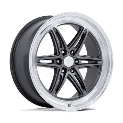 Groove 6 Drag - 20in, Flow Formed Aluminum, Anthracite W/ Diamond Cut Lip, 20X9.5, 6X135, 25mm, 194933447183, SAEJ2530, 194933447183