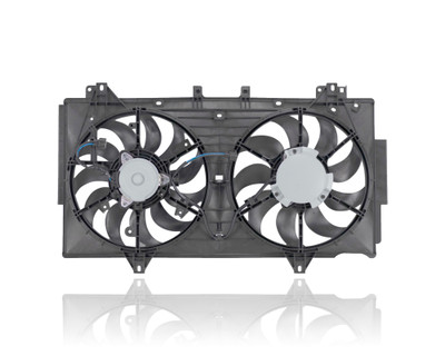 Dual Radiator and Condenser Fan Assembly For L51715140 11-13 Mazda Mazda6 2.5L - With Fan Control Module & Without Tank Dual Radiator and Condenser Fan Assembly For L51715140 11-13 Mazda Mazda6 2.5L - With Fan Control Module & Without Tank