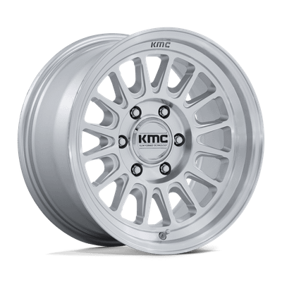Impact FFT - 17in, Flow Formed Aluminum, Gloss Silver W/ Machined Face, 17X8, 6X130, 32mm, 194933460380, SAEJ2530, 194933460380