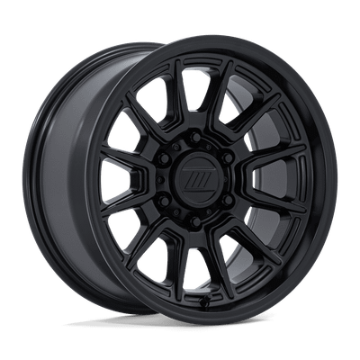 Rattler - 17in, Cast Aluminum, Matte Black, 17X8.5, 5X5.0, 0mm, 194933446605, SAEJ2530, 194933446605