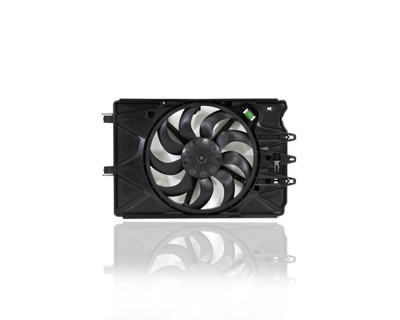 Dual Radiator and Condenser Fan Assembly For 68202033AA 14-17 Fiat 500L