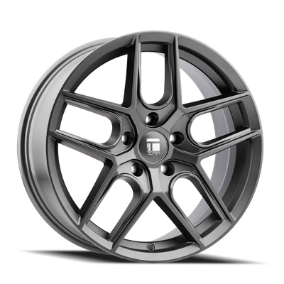 TR79 - 17in, Matte Gunmetal, 17X8, 5x114.3, 35mm, 729419186357, 729419186357