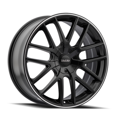 TR60 - 17in, Matte Black Machined, 17X7.5, 4x100/4x114.3, 42mm, 729419060626, 729419060626