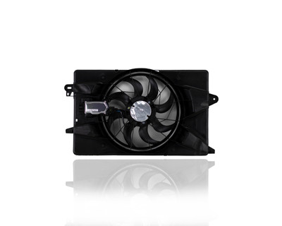 Dual Radiator and Condenser Fan Assembly For 55111482AC 13-14 Dodge Dart 2.0/2.4L - With Fan Control Module