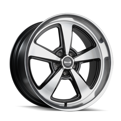 652 - 20in, Gloss Black With Diamond Cut Face & Lip, 20X8.5, 5x127, 0mm, 729419187934, 729419187934