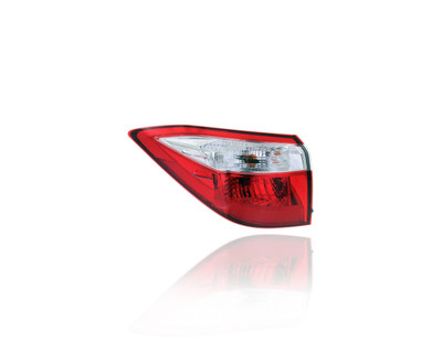 Tail Light Assembly For TO2804118 14-16 Toyota Corolla - Left Hand - Driver, Outer - On Body, CAPA