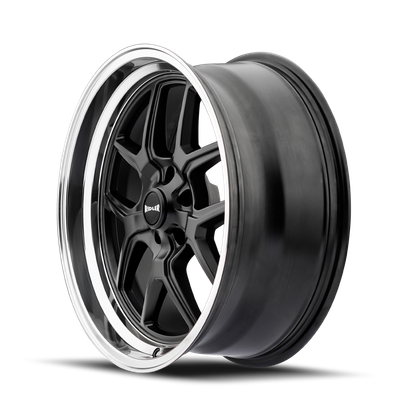 610 - 17in, Matte Black Polished, 17X7, 5x127, 0mm, 729419180706, 729419180706