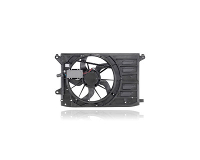 Dual Radiator and Condenser Fan Assembly For FO3115201 13-18 Ford C-Max Energi/Hybrid - With Fan Control Module