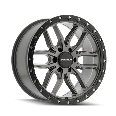Vector - 17in, Matte Gunmetal Black Lip, 17X9, 6x139.7, 18mm, 729419195588, 729419195588