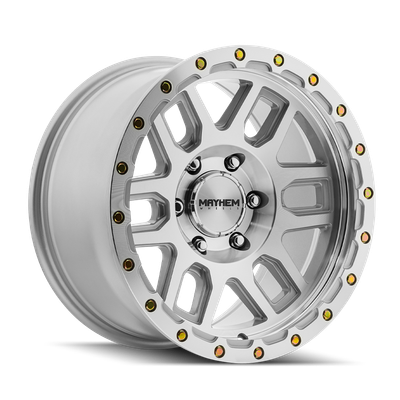 Delta - 20in, Machined With Silver Window, 20X9, 8x170, 0mm, 729419198770, 729419198770