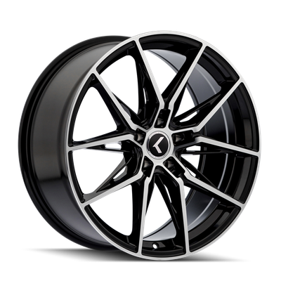 Evolve - 19in, Gloss Black Machined, 19X8.5, 5x112, 30mm, 729419188245, 729419188245