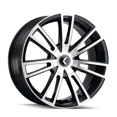 Spectra - 20in, Gloss Black Machined, 20X8.5, 5x108/5x114.3, 38mm, 729419157265, 729419157265