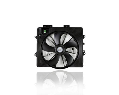 Dual Radiator and Condenser Fan Assembly For GM3115253 09-13 Cadillac CTS Sedan, 10-15 CTS Coupe/Wagon, 09-11 SRX/STS Without Tow Package - With Resistor