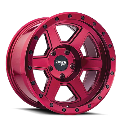 Compound - 20in, Crimson Candy Red, 20X10, 8x165.1, -25mm, 729419179618, 729419179618