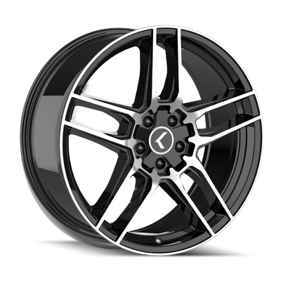 Converge - 18in, Black Machined, 18X8.5, 5x108/5x114.3, 35mm, 729419195755, 729419195755