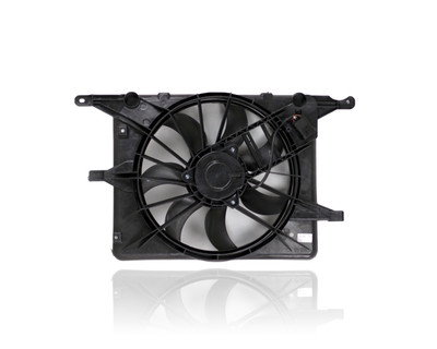 Dual Radiator and Condenser Fan Assembly For 19130491 07-10 Saturn Sky 2.4L, 06-10 Pontiac Solstice Without Turbo