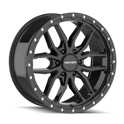Vector - 17in, Gloss Black, 17X9, 6x139.7, 18mm, 729419195571, 729419195571