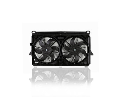 Dual Radiator and Condenser Fan Assembly For GM3115211 07-14 Chevrolet Silverado/Sierra 1500/Yukon/Tahoe/Avalon, 07-11 Escalade 8Cy Without Performance Package