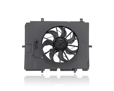 Dual Radiator and Condenser Fan Assembly For MB3115117 00-02 Mercedes-Benz E-Class Sedan E320, 00-03 Wagon