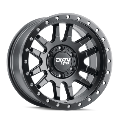 Canyon Pro - 17in, Satin Black, 17X9, 5x127, -12mm, 729419157357, 729419157357