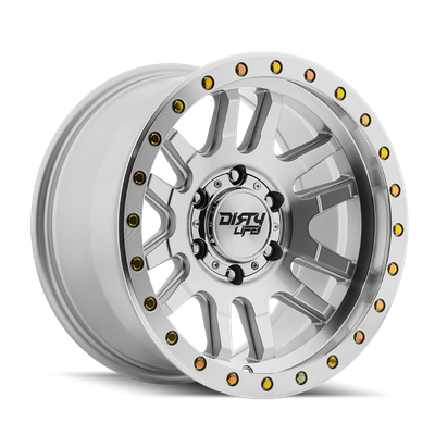 Canyon Pro - 17in, Machined With Silver Window, 17X9, 5x127, -12mm, 729419198657, 729419198657