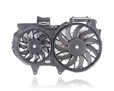 Dual Radiator and Condenser Fan Assembly For AU3115107 02-08 Audi A4, 03-06 Cabriolet 1.8L, 07-09 Cabriolet 2.0L