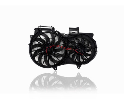 Dual Radiator and Condenser Fan Assembly For AU3115108 02-06 Audi A4/S4 3.0L, 05-08 3.2L