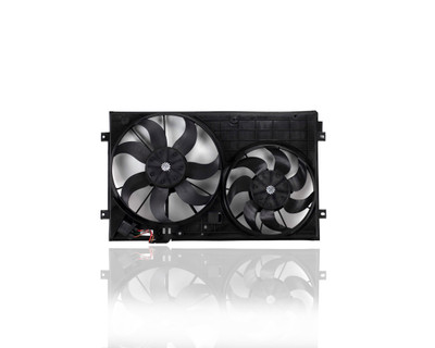 Dual Radiator and Condenser Fan Assembly For VW3120100 06-09 Volkswagen VW Rabbit, 05-16 Jetta 2.5L Sedan Dual Radiator and Condenser Fan Assembly For VW3120100 06-09 Volkswagen VW Rabbit, 05-16 Jetta 2.5L Sedan