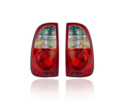 Tail Light Assembly For TO2801161; TO2800161 05-06 Toyota Tundra (Standard/Regular/Access Cab Only) - Pair Left and Right Set, Clear/Red Tail Light Assembly For TO2801161; TO2800161 05-06 Toyota Tundra (Standard/Regular/Access Cab Only) - Pair Left and Right Set, Clear/Red