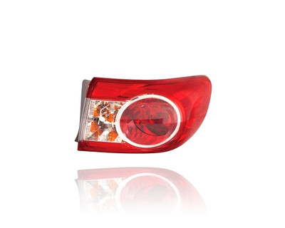 Tail Light Assembly For 8155002580 11-13 Toyota Corolla USA/Canada-Build - On-Body, Right Hand - Passenger, CAPA Tail Light Assembly For 8155002580 11-13 Toyota Corolla USA/Canada-Build - On-Body, Right Hand - Passenger, CAPA