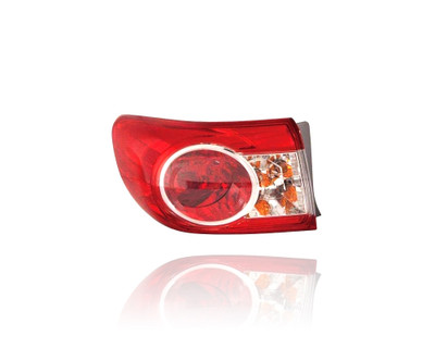Tail Light Assembly For 8156002580 11-13 Toyota Corolla USA/Canada-Build - On-Body, Left Hand - Driver, CAPA Tail Light Assembly For 8156002580 11-13 Toyota Corolla USA/Canada-Build - On-Body, Left Hand - Driver, CAPA