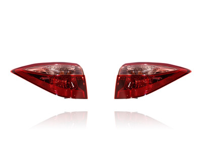 Tail Light Assembly For 8155002B00, 8156002B00 17-19 Toyota Corolla - Outer On-Body Bulb-Type (Exclude SE/XLE/XSE/50th-Anniversary) - Pair Left Driver + Right Passenger Set, NSF Tail Light Assembly For 8155002B00, 8156002B00 17-19 Toyota Corolla - Outer On-Body Bulb-Type (Exclude SE/XLE/XSE/50th-Anniversary) - Pair Left Driver + Right Passenger Set, NSF